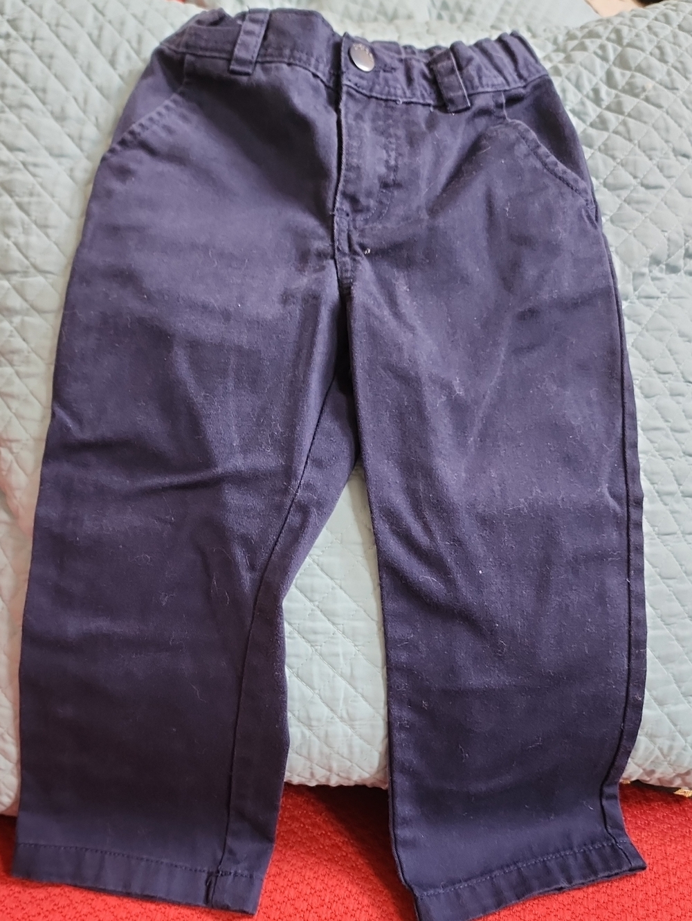 3T Cherokee Dark Navy Adjustable Waist Chinos